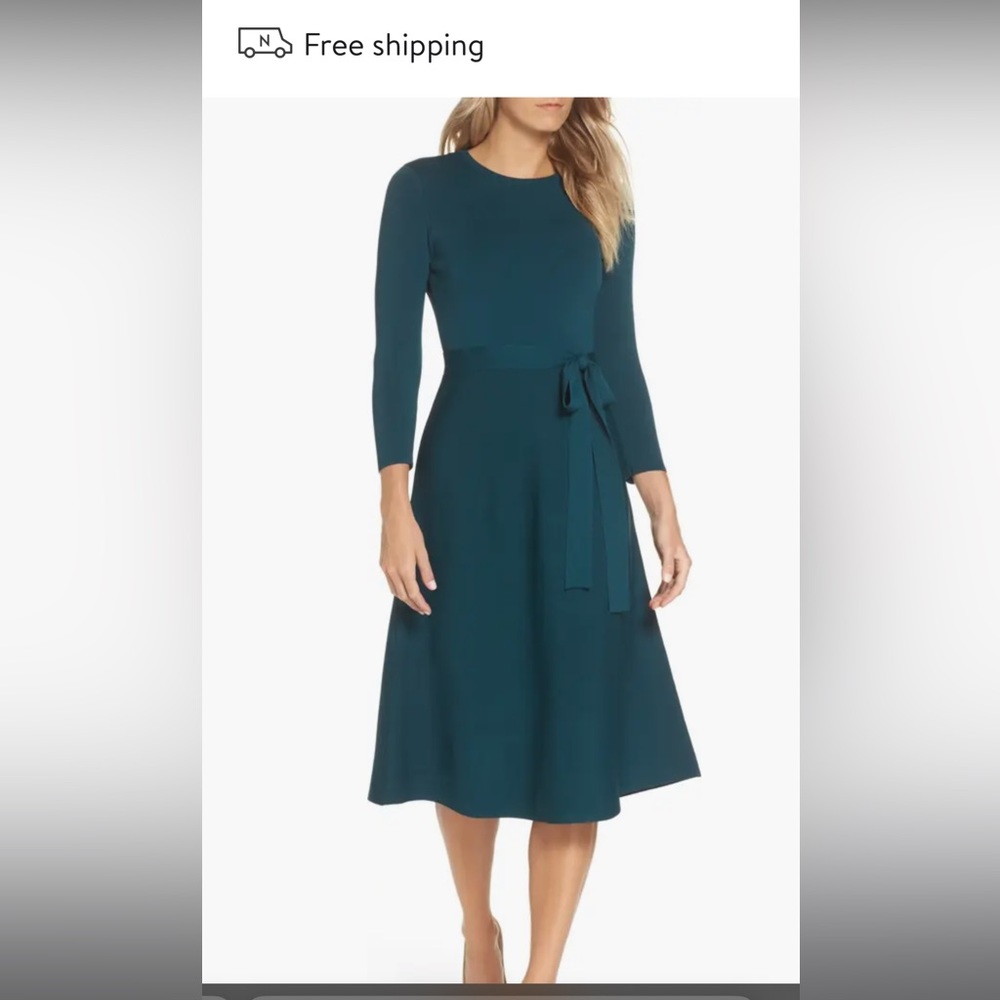 Eliza J Fit and Flare Sweeter Dress